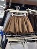 Suede Plush Flower Bud A-Line Flared Skirt for Women - Autumn/Winter New Arrival