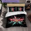 Set Biancheria da Letto Calcio VfB Stuttgart 3 Pezzi Morbido Set Copripiumino con Federe Set Decorazione Camera da Letto per la Casa