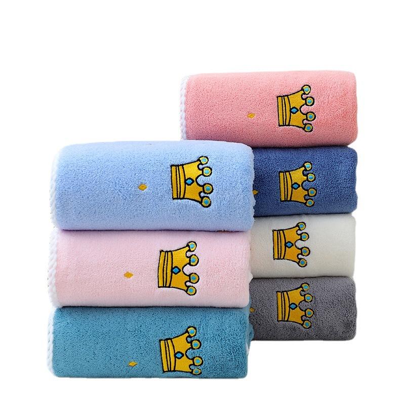 Thickened Absorbent Adult Embroidered Towels for Couples and Children