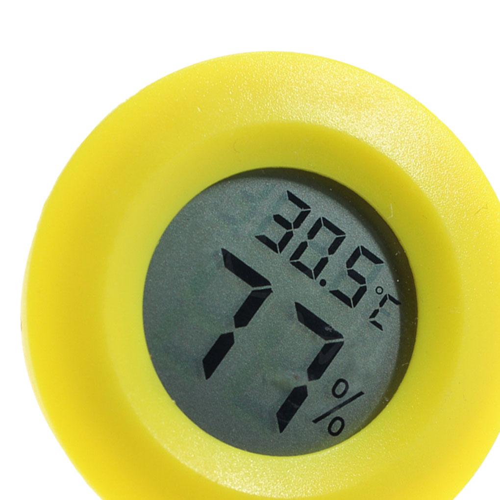 Round Thermometer Wireless Electronic Weather Station Digital Hygrometer Battery Operated Outdoor Temperature
