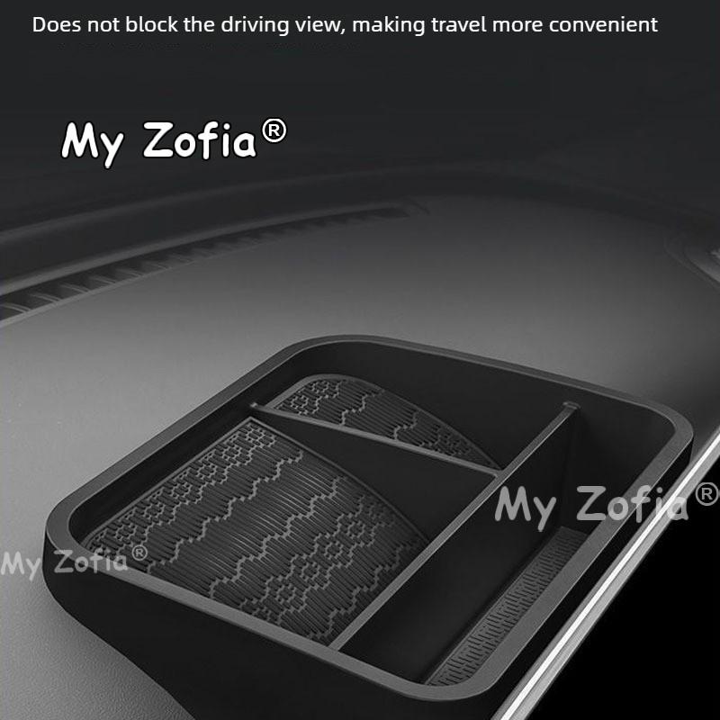 For BYD Atto 3 2026 Car Multifunctional Storage Holder Behind Car Display Panel Sturdy Organizer for Small Items Accessories