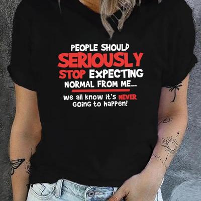 Casual Tee, Loose Fit & Breathable, Coffee Runs