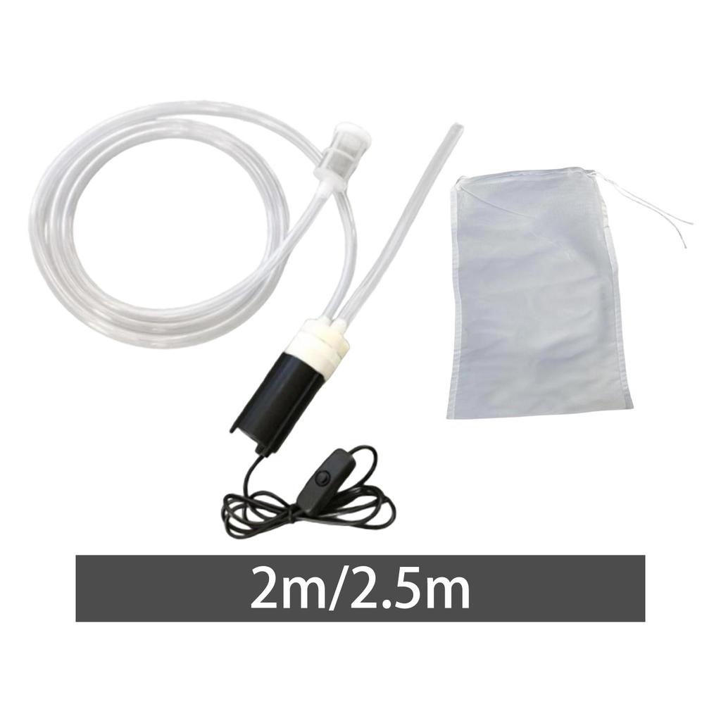 Portable Mini Electric Wines Pump USB Rechargeable Water Transfer Kit Self Priming Food Grade for Home Brewing Accessories