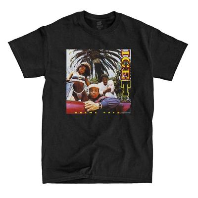Ice T - Rhyme Pays - Black T-Shirt