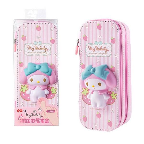 

Sanrio Molang Molang Cute Full Body Person Мягкий пенал My Melody, 1 шт., розовый