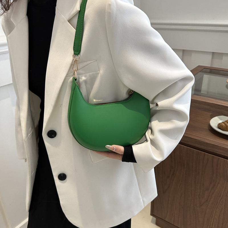 Yogodlns Neue modische High-End-Baseballtasche in Mondform mit luxuriöser Umhängetasche für Damen unter dem Arm