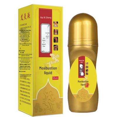 Moxibustion Roller Ball Massage Liquid for Neck, Shoulder, Waist, Leg, and Joint Relief - Ideal for Elderly Comfort.