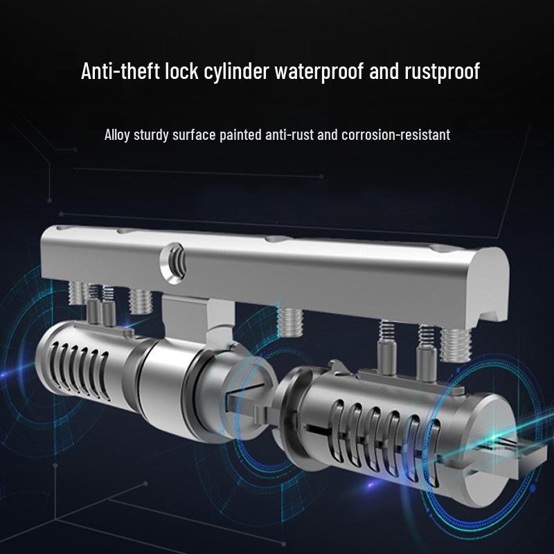 Anti-theft Disc Brake Lock for Mountain Bikes and Motorcycles with Holder