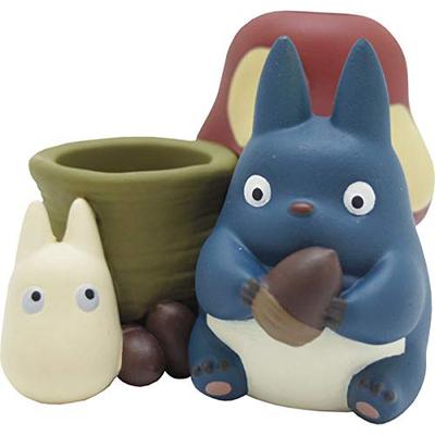 Studio Ghibli Totoro PVC držiak na pečiatky | Stredný a malý Totoro | Ensky IKT-03B, 45x62x70mm