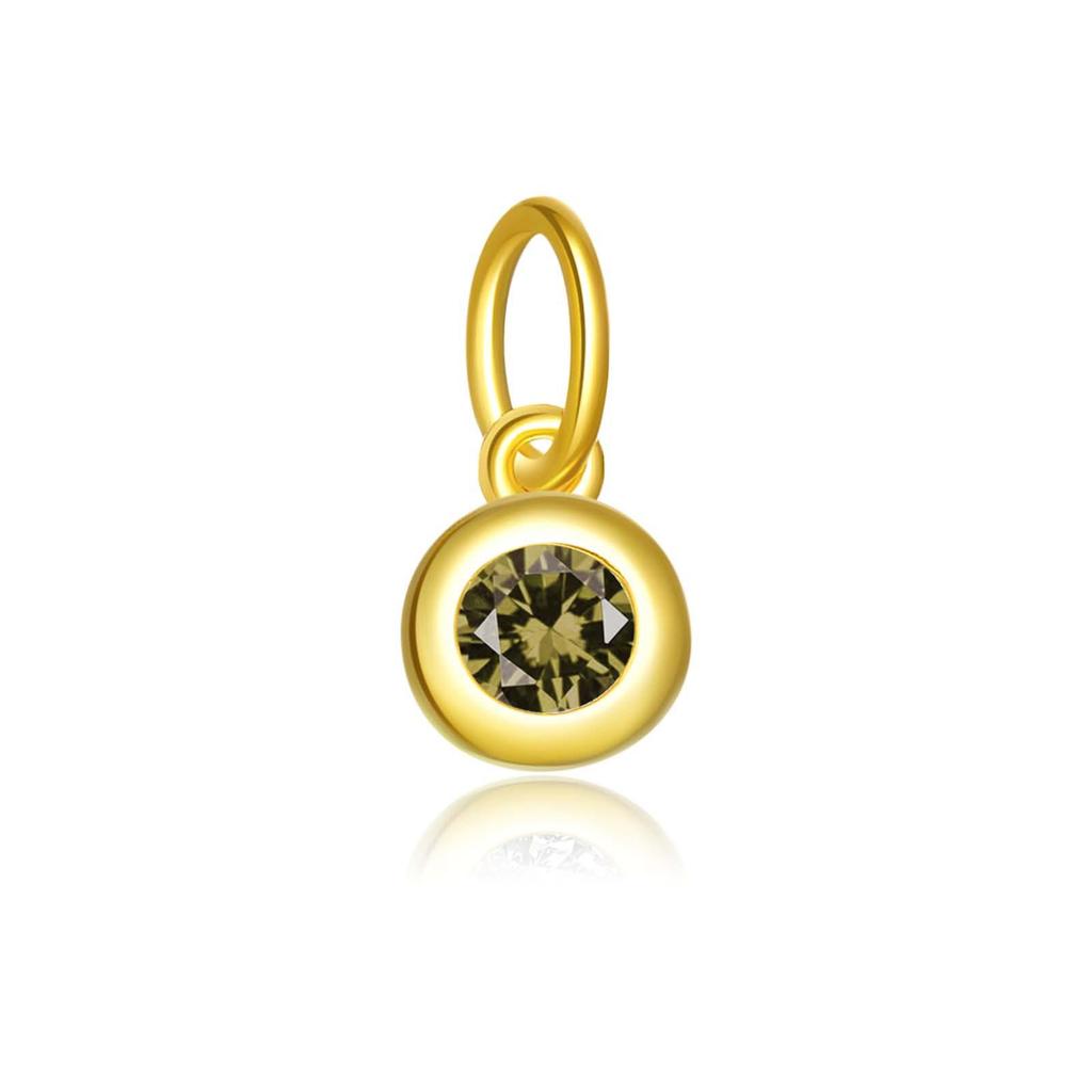 "S925 Sterling Silver Birthstone Pendant Necklace - European & American Design"