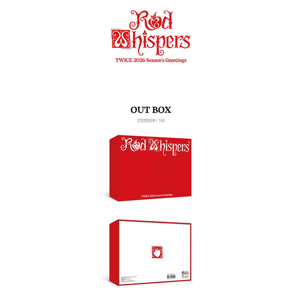 [Pre-order] TWICE - 2026 Seasons Greetings [RED WHISPERS]