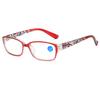 Reading Glasses Retro Oval Shaped Glasses Anti Blue Light Glasses Fashionable Personalized Black Thin Border Plain Face Eyewear