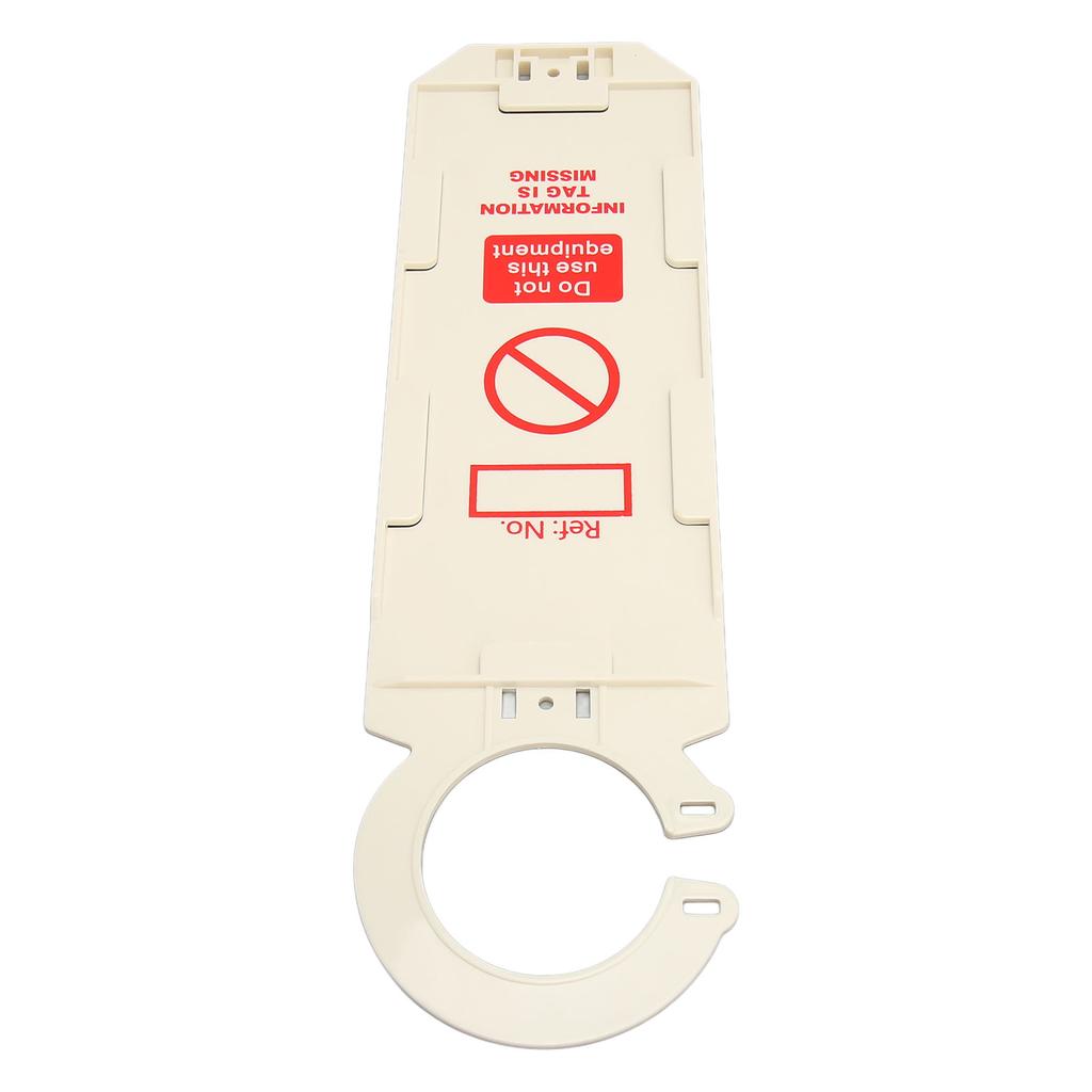 Safety Tag White Versatile Reusable Sturdy High Strength Do Not Use Scaffold Tag for Logistics