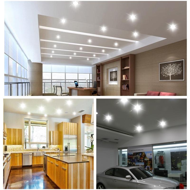 10pcs LED Downlight  5W 7W 9W 12W 20W 220V Recessed Ceiling Light 3/4/5 Inch Round LED Panel Down Light Spotlight Lighting