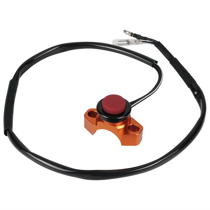 Engine Stop Start Kill Switch Red Push Button For KTM EXC EXCF Yamaha YZF YZ Honda CR CRF Kawasaki Suzuki BMW  Husqvarna Gas Gas