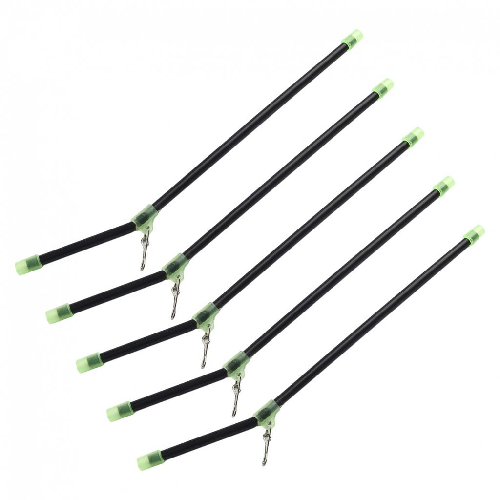 Hassle Fishing with 5pcs Sea Fishing AntiTangle Feeder Luminous Snaps