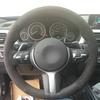 Car Steering Wheel Cover Black Suede Leather For Bmw F87 M2 F80 M3 F82 M4 M5 F12 F13 M6 F85 X5 M F86 F33 X6 M F30 M Sport