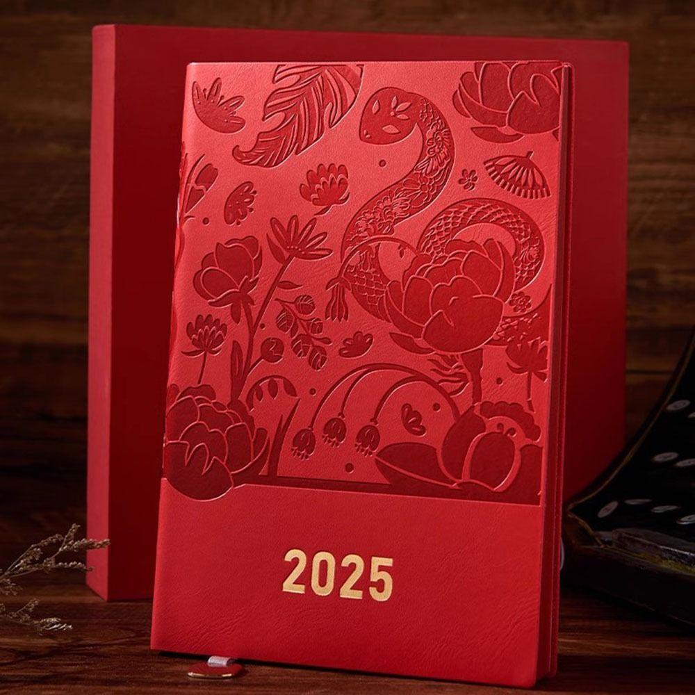 Horizontal Line a5 Notepad Snake Year Theme Time Management Plan Book Business