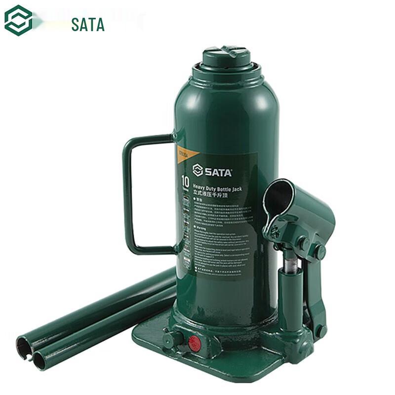 SATA 10-Ton Vertical Hydraulic Jack