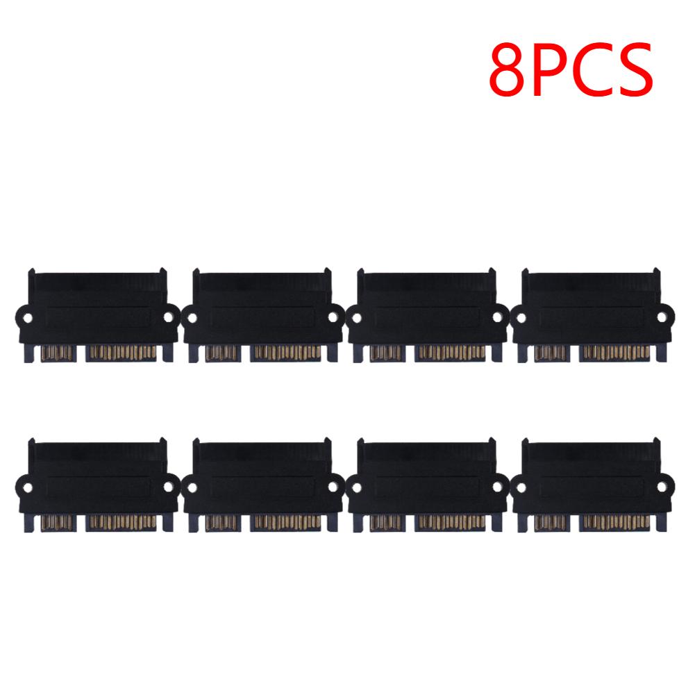 SFF 8482 SAS To SATA 180 Degree Angle Adapter Converter Straight Head SAS Hard Drive To Motherboard SATA Adapter Support SATA 3