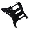 Quality 11 Holes Electric Guitar SSD Pickguard Accessory for ST SQ SSH Guitars(Black)