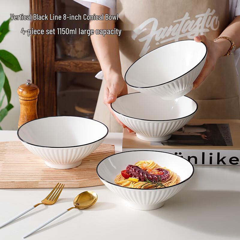 Hegawa Ceramic Ramen and Soup Bowl Set