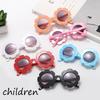 2025 small flower lens baby fashion Korean plastic sunglasses children's glasses plastic frame decorative glasses