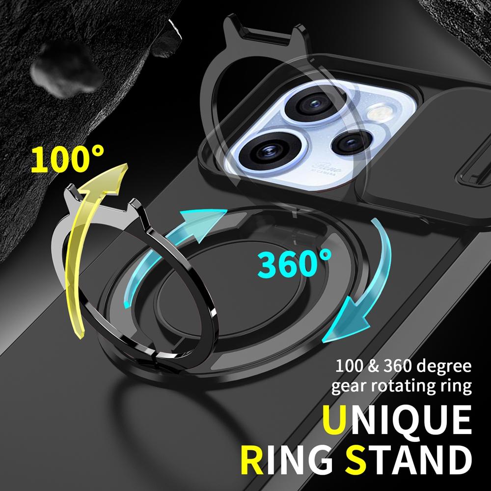 Shockproof Armor Ring Holder Case For OPPO Reno 15 15C 15F Reno15 Pro 5G For Magsafe Magnetic Wireless Charging Cover