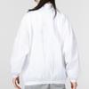 Nike Logo Print Windbreaker Loose Stand Collar Jacket Women Outerwear White DX5865-100