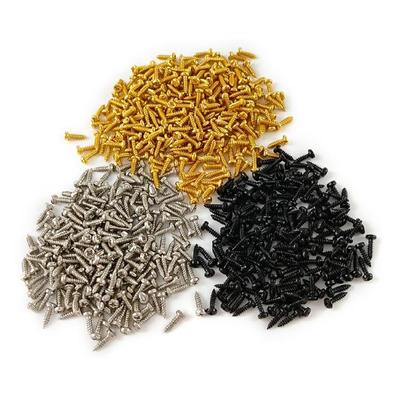 100Pcs Guitar Tuners Screw Guitar Tuning Pegs Screws Set Electric Guitar Pickguard Screws Scratch Plate Mounting Screws