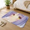 N-NEKOPARA Kawaii C-Cinnamon Soft Comfortable Short Plush Rug Carpet Mat Anti?Slip Floor Mat Machine Washable Home Decor
