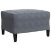 3 Piece Sofa Set with Cushions Dark Grey Velvet
