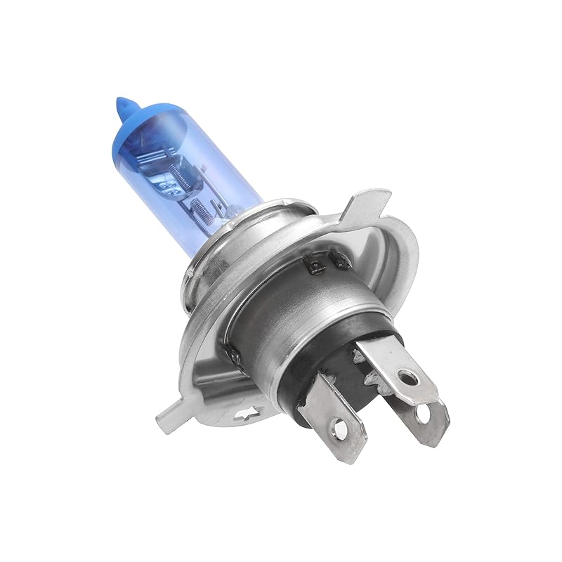 PIAA Motorcycle Headlight Bulb, Halogen, 4100K, 135/125W Brightness, H4, High Earthquake Resistance, 20G, 1 Bulb, MB111