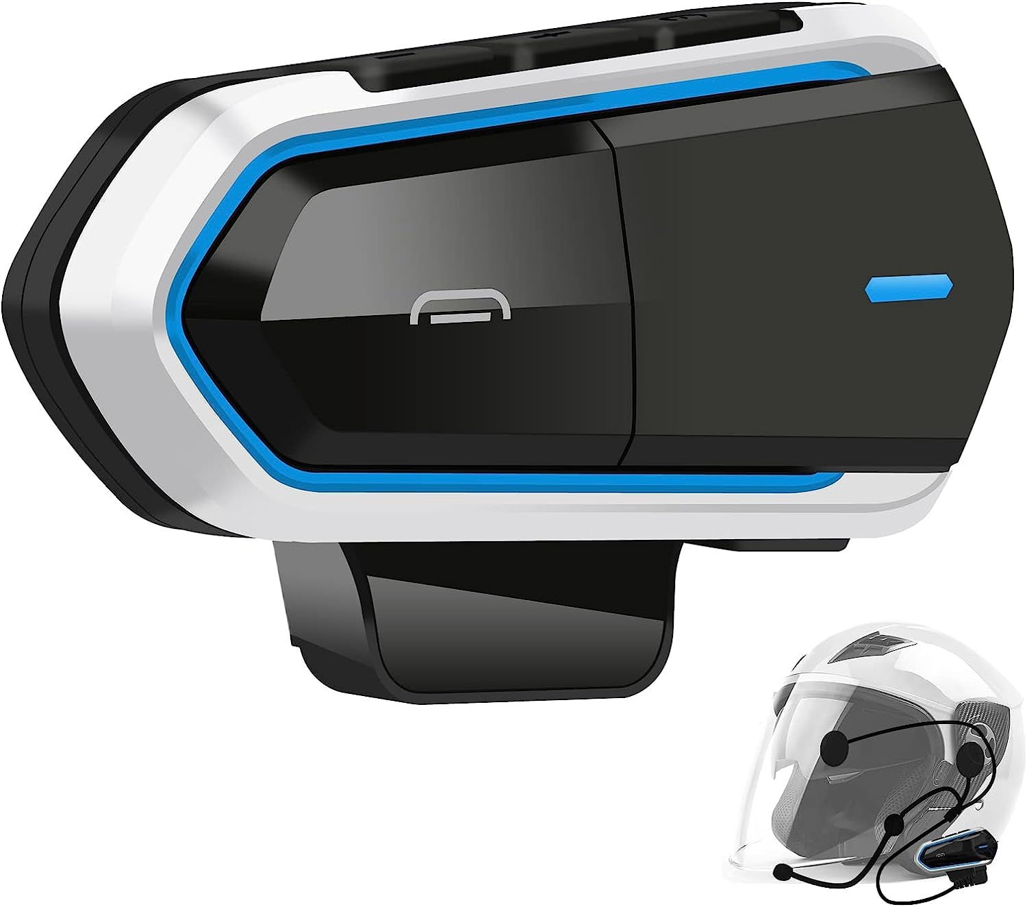 

LYANGET Motorcycle Income Helmet Speaker, Bluetooth Intercom, For Motorcycles, HIFI Sound Quality Income Bikes, синий