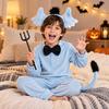 Headband Bow Tie Tail ThreePronged Spear Set Cosplay Devil Costume Accessory Kit Padded Soft