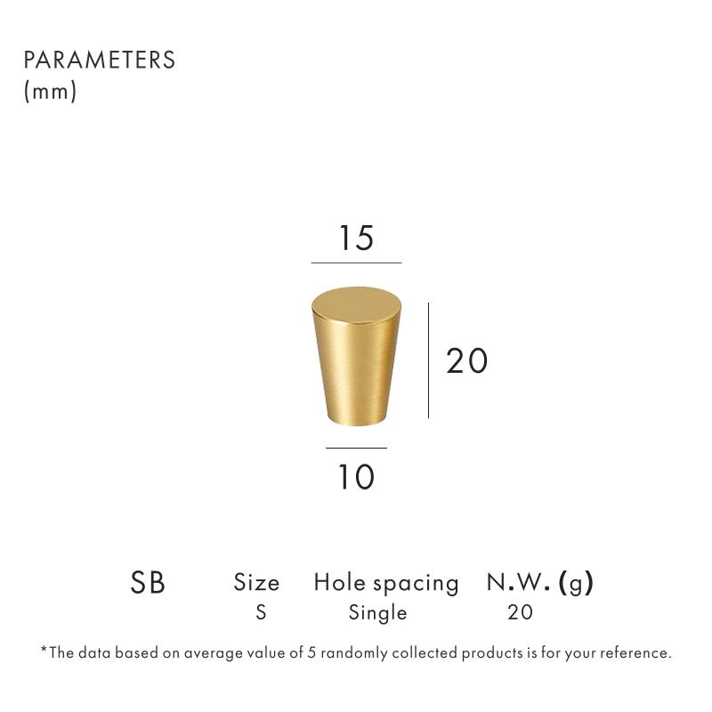 

Dooroom Brass Furniture Handles Cone Simple European Chinese Cabinet Door Drawer Cupboard Wardrobe Dresser Shoe Box Pulls Knobs