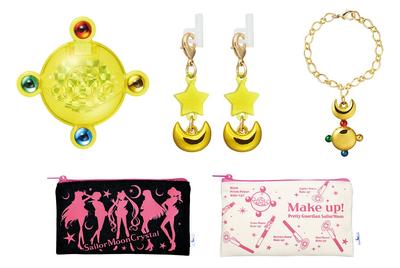 Sailor Moon Crystal Capsule Merchandise Gacha Bandai (Komplettes Set mit 5 Stück)