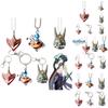 Genshin Impact Porte-clés Collier en alliage Tartaglia Xiao Accessoire Cosplay