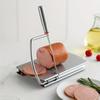 Stainless Steel Butter Cheese Slicer with Scale Effortless Wire Cheese Cutter Board Adjustable Kitchen Gadget