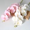 Yousheng Artificial Phalaenopsis Flowers 40" Long Stem Real Touch Fake Orchid Branch with 9 Heads Full Blooms for Vase Home Wedding Party Centerpiece