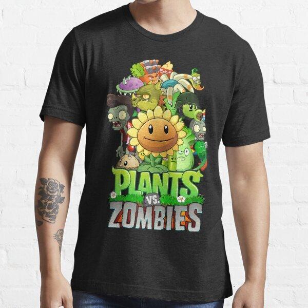 Plants VS Zombies Ретро Винтажный Подарок Основная Футболка S-5XL Унисекс Футболка XL