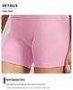 Dfyne Women's High Waist Yoga and Running Shorts - Athletic Fitness Hip Shorts