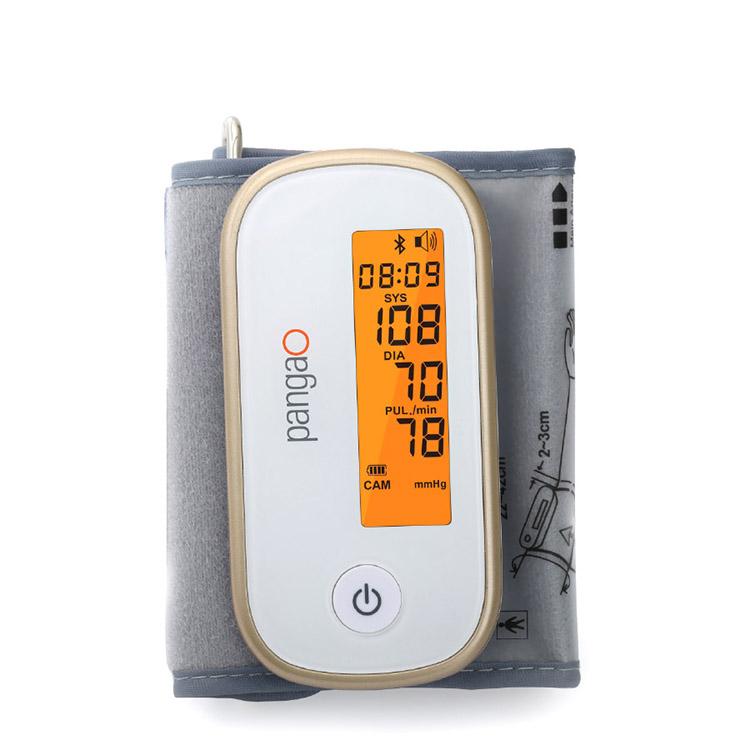 Accurate Sphygmomanometer Upper Arm Bp Meter Blood Pressure and Pulse Measurement Monitor Machine With USB Rechargeable