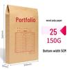 Thick Kraft Paper Manila Envelope File Folder A3/A4 Large Capacity Office Storage Bag