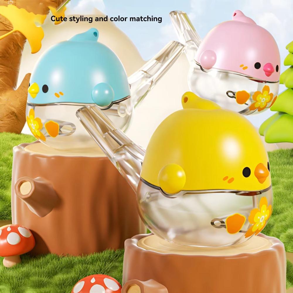 

Прозорий свисток для тренування м язів рота, музичний інструмент, милий свисток у вигляді водяного птаха, дитяча іграшка жовтий