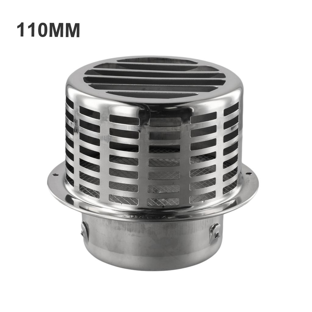 Stainless Steel Water Heater Chimney Cap Air Vent Ducting Ventilation Exhaust Grille Cover Outlet Heating Cooling Vents Cap