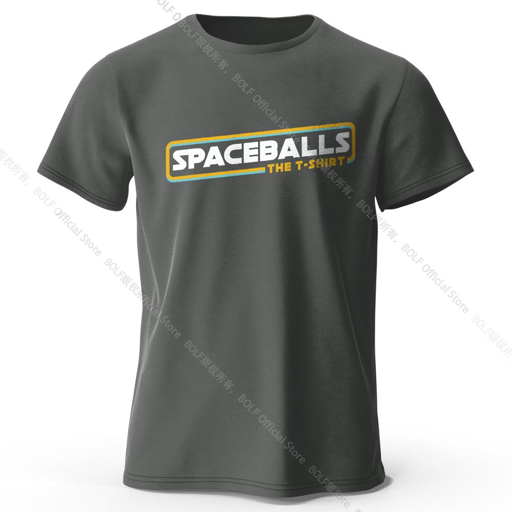 Spaceballs Printed T-Shirt 100% Cotton Oversized Sci-Fi Graphic Tees for Men Women Summer Tops Nerd Streetwear