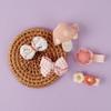 [All About Pin] Cute Hairpin 5-Piece Set_Coral Mushroom
