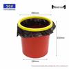 Commercial Large Capacity Thickened Round Plastic Trash Can
