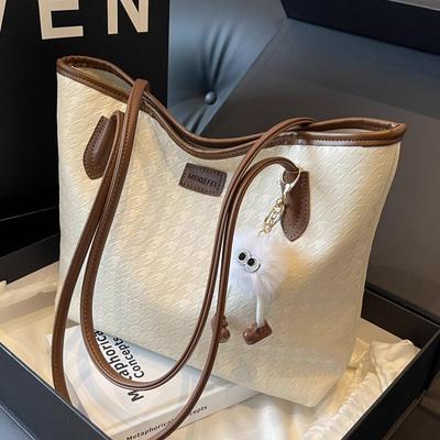 2025 New Autumn Winter Women's Bag Large Capacity Single Shoulder Bag High-end Commuter Tote Bag
